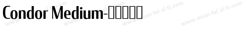 Condor Medium字体转换